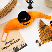 Halloween funny dogs, cats, pumpkins, hats, animal costumes