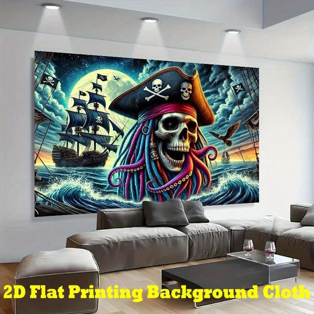 decoration, horror door cover, witch background