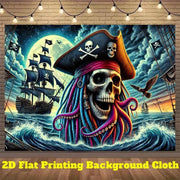 decoration, horror door cover, witch background