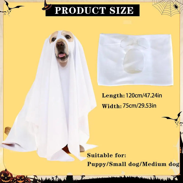 Ghost Pet Cloak Spooky Cosplay Costume