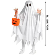 Funny Costume Kids White Ghost Cloak