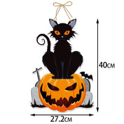 Halloween Party Decors Pumpkin Ghost Bat Door