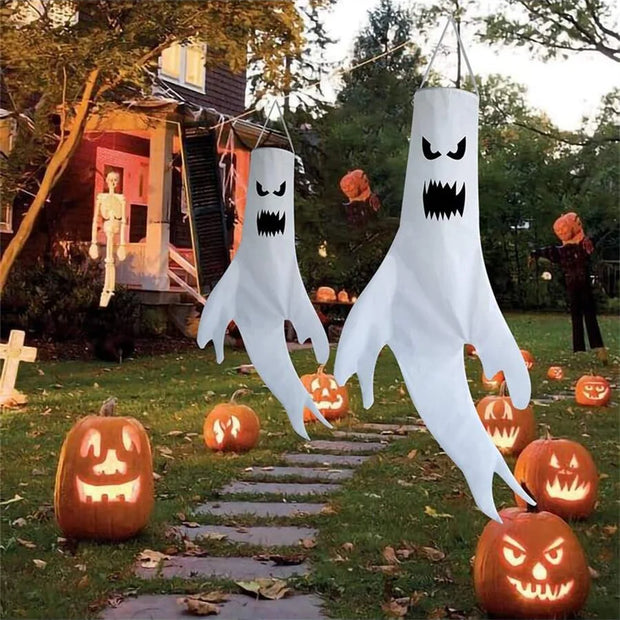 Ghost Hanging Decorations, Indoor Outdoor Yard Flags Party