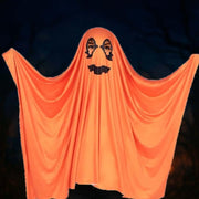White Halloween Cloak Cape Fright Clothes