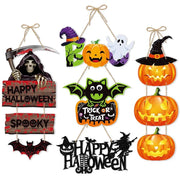Halloween Party Decors Pumpkin Ghost Bat Door