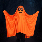 White Halloween Cloak Cape Fright Clothes