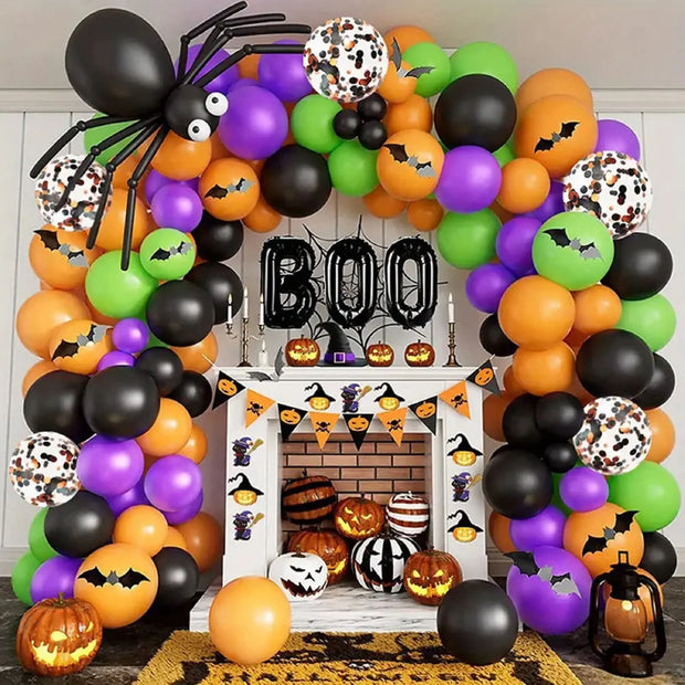 Bat Decoration Balloon Garland Arch Kit