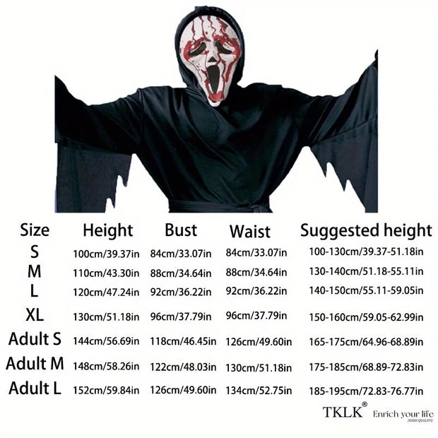 Loud screams, horror movies cosplay outfits