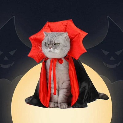 Halloween Pet Costumes Cute Cosplay Vampire