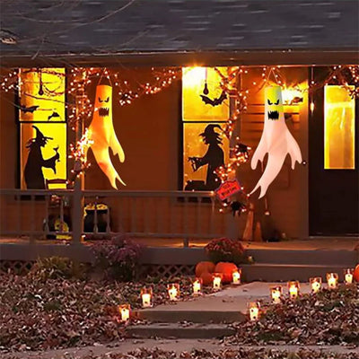 Ghost Hanging Decorations, Indoor Outdoor Yard Flags Party