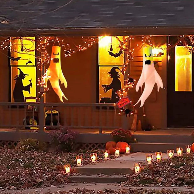 Ghost Hanging Decorations, Indoor Outdoor Yard Flags Party