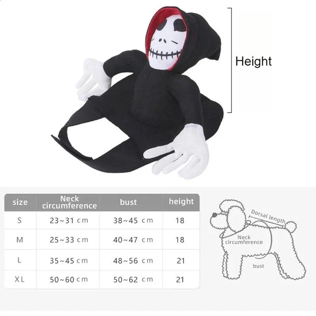Adjustable Jumpsuit Cats Dogs Scary Clothing