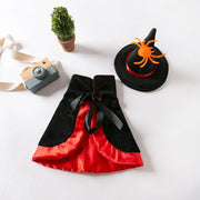 Halloween Pet Costume With Witch Hat Small Dog
