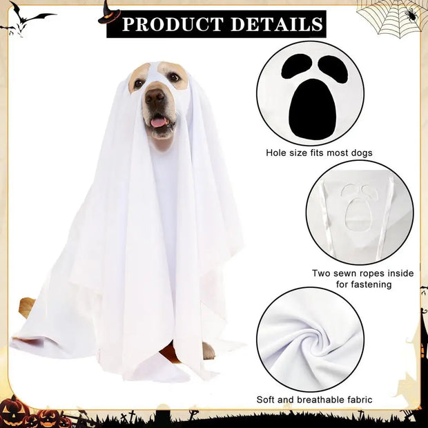 Ghost Pet Cloak Spooky Cosplay Costume