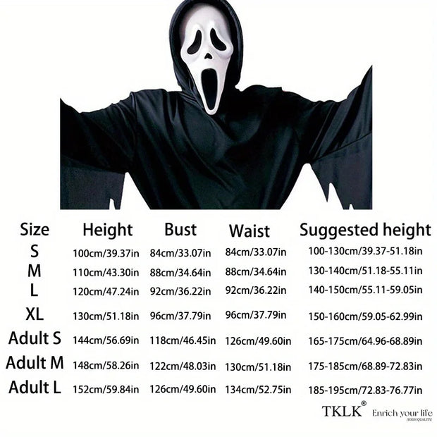 Loud screams, horror movies cosplay outfits