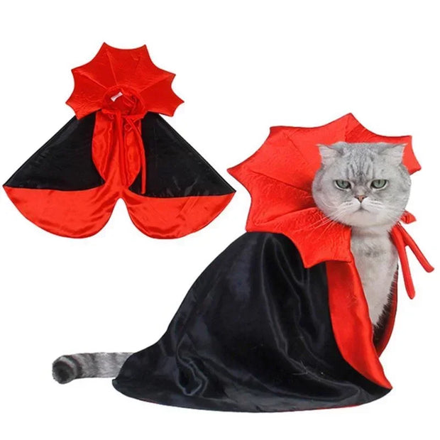 Halloween Pet Costumes Cute Cosplay Vampire