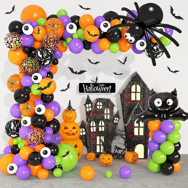 Bat Decoration Balloon Garland Arch Kit